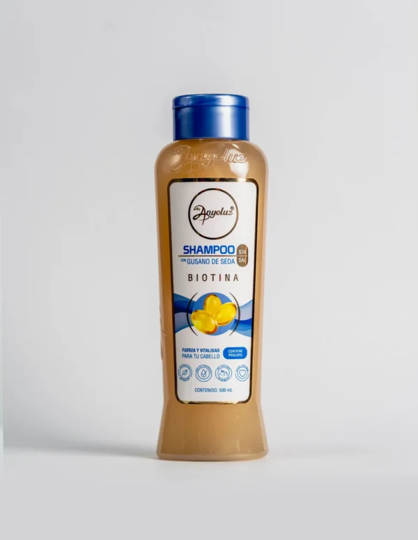 SHAMPOO GUSANO DE SEDA BIOTINA