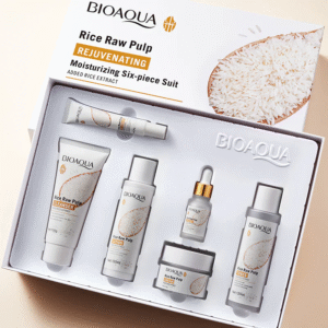 KIT DE LUJO LÍNEA ARROZ BIOAQUA - 6 PRODUCTOS